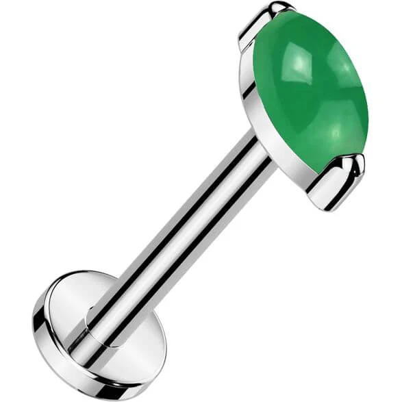 Titan Labret Marquise Schliff Naturstein Push-In - Image 5