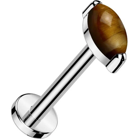 Titan Labret Marquise Schliff Naturstein Push-In - Image 6