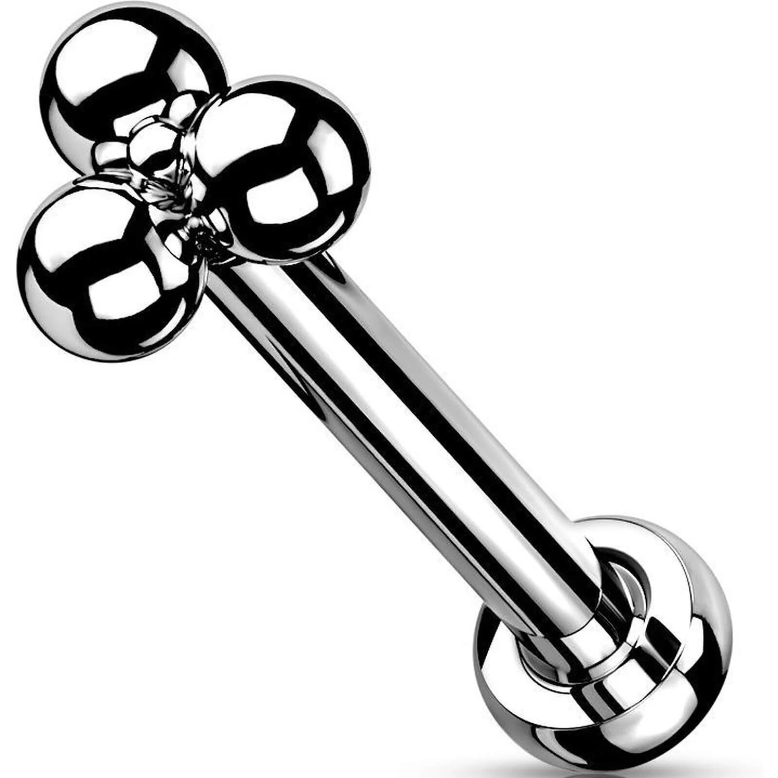 Titan Labret Dreieck Kugel Push-In