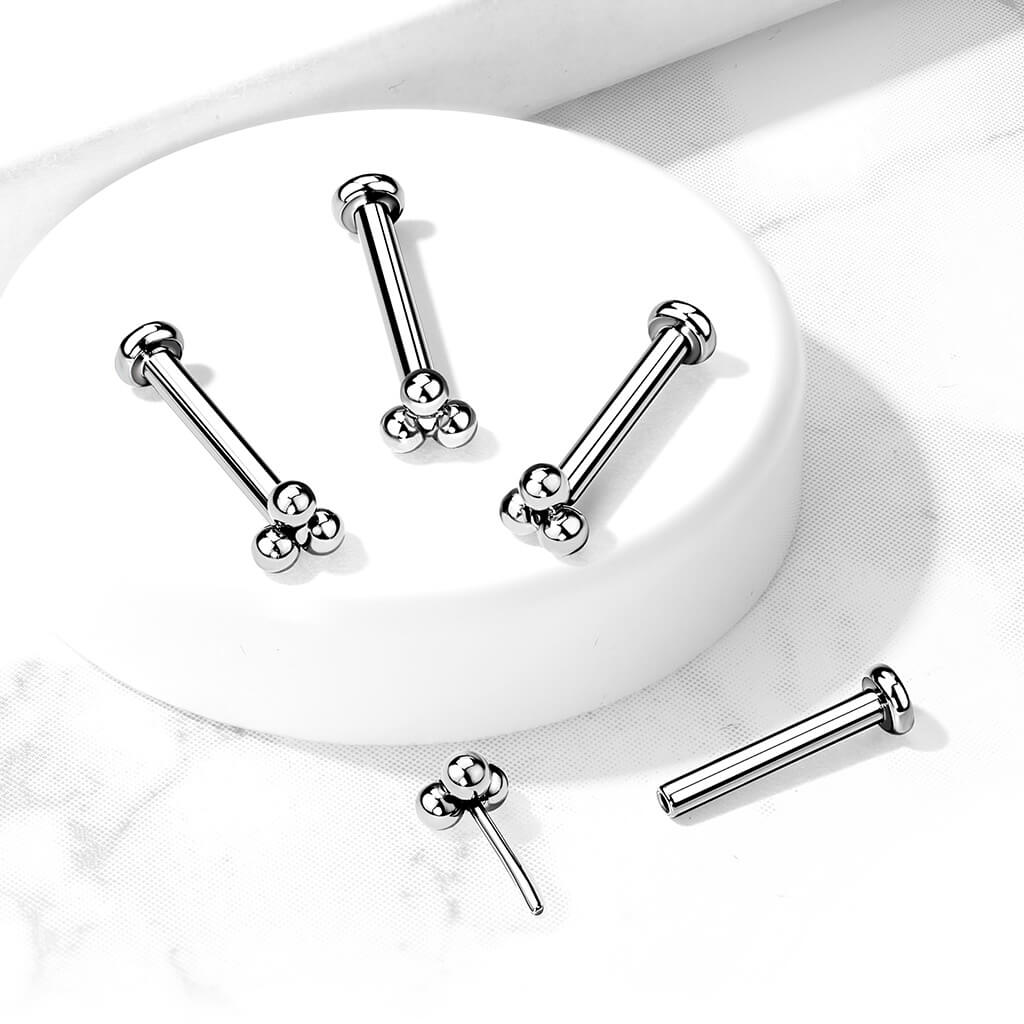 Titan Labret Dreieck Kugel Push-In - Image 3