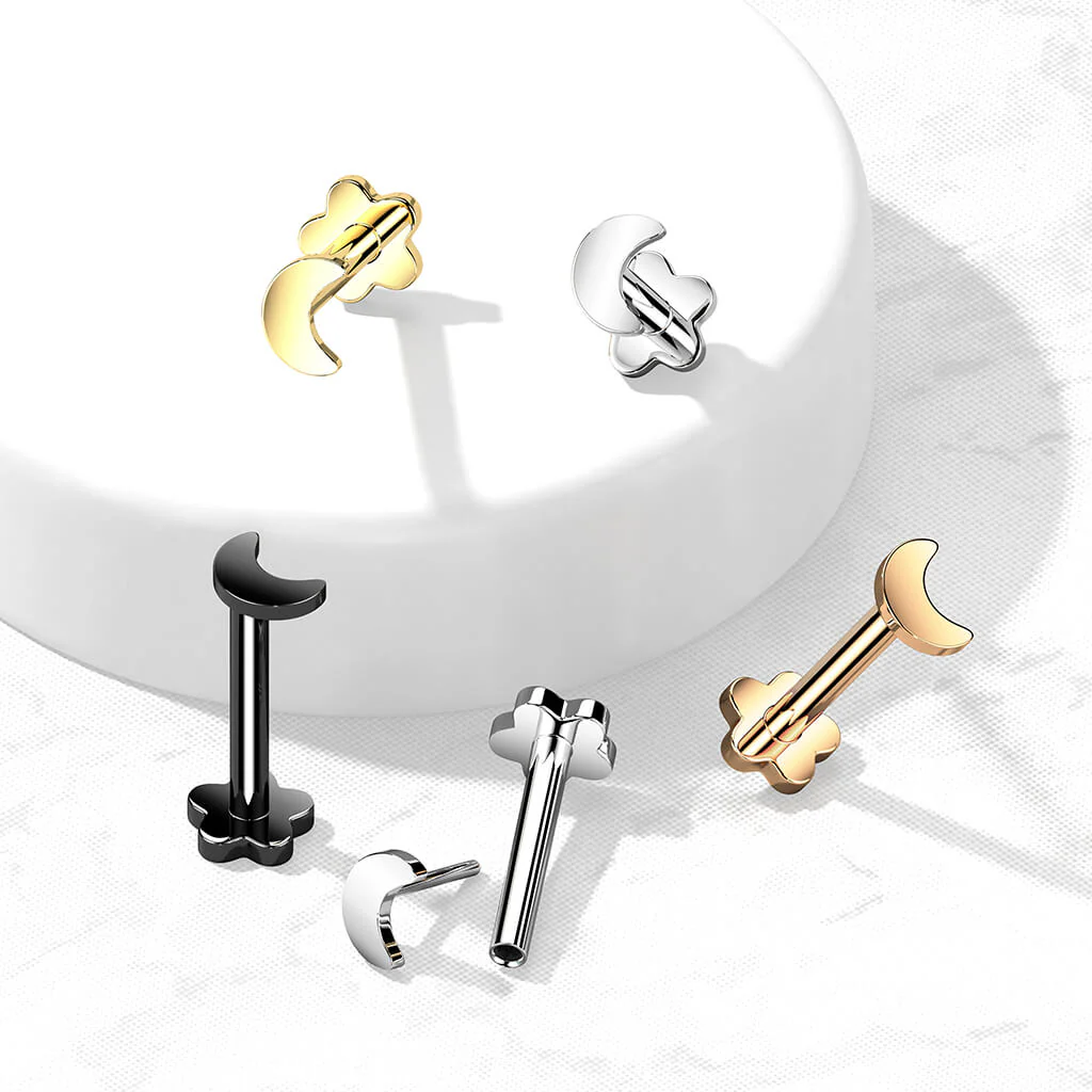 Titan Labret Mond Blumen Base Push-In - Image 6