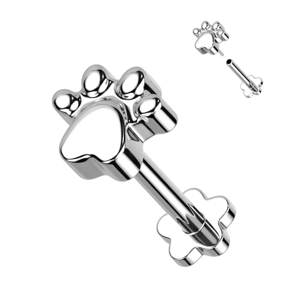 Titan Labret Pfoten Blumen Base Push-In - Image 5