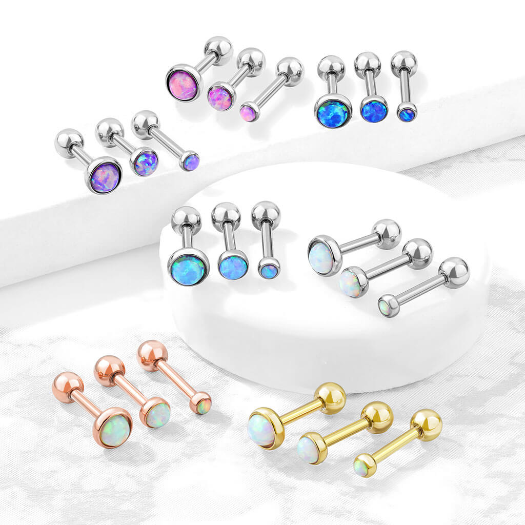 Barbell Opal Rund Flach - Image 5