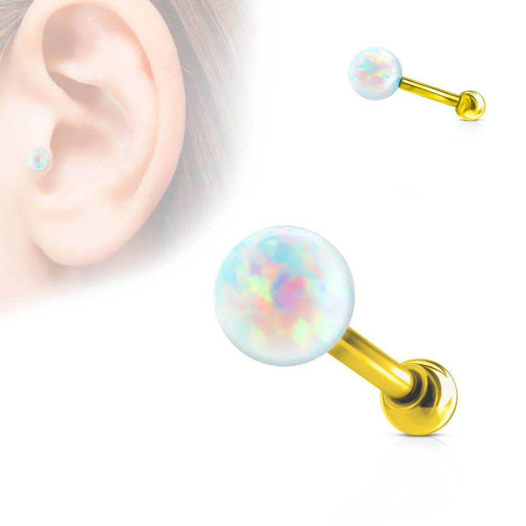 Barbell Kugel Opal Innengewinde - Image 3