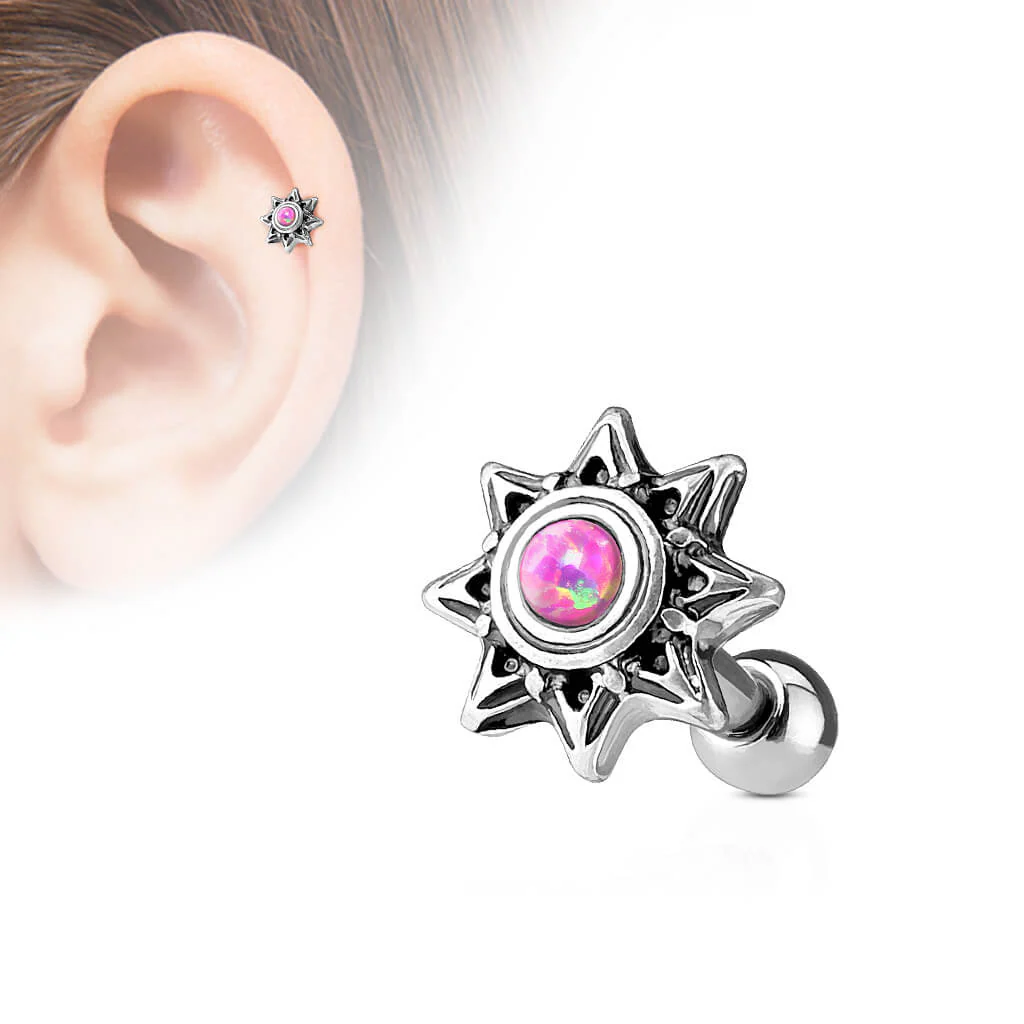Barbell Stern Opal Silber - Image 4