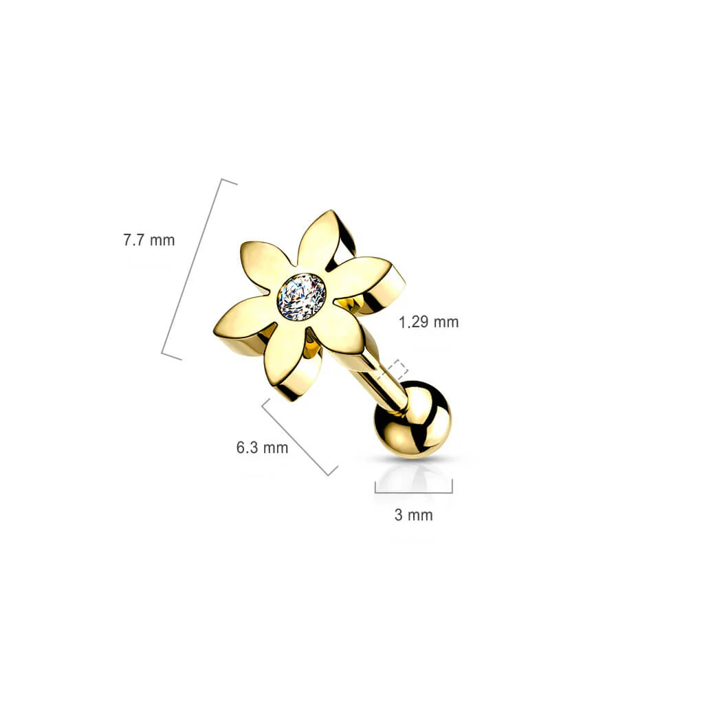 Barbell Blume Zirkonia - Image 8