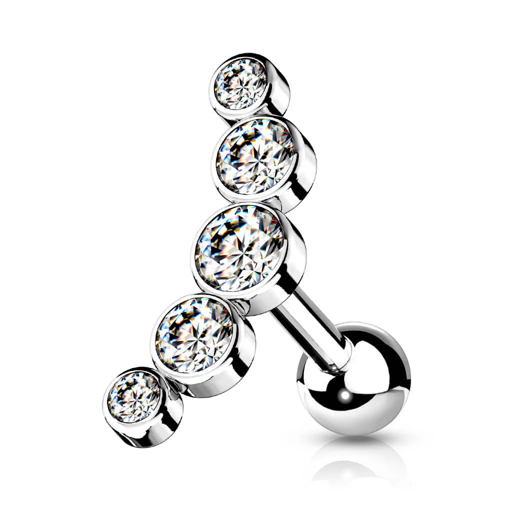 Barbell 5 Zirkonia - Image 4