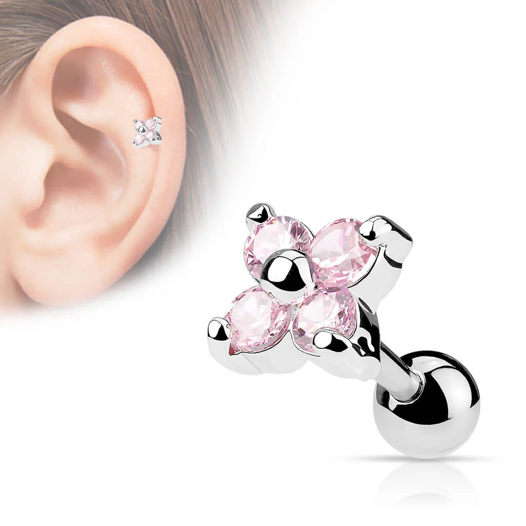 Barbell Blume Zirkonia - Image 3