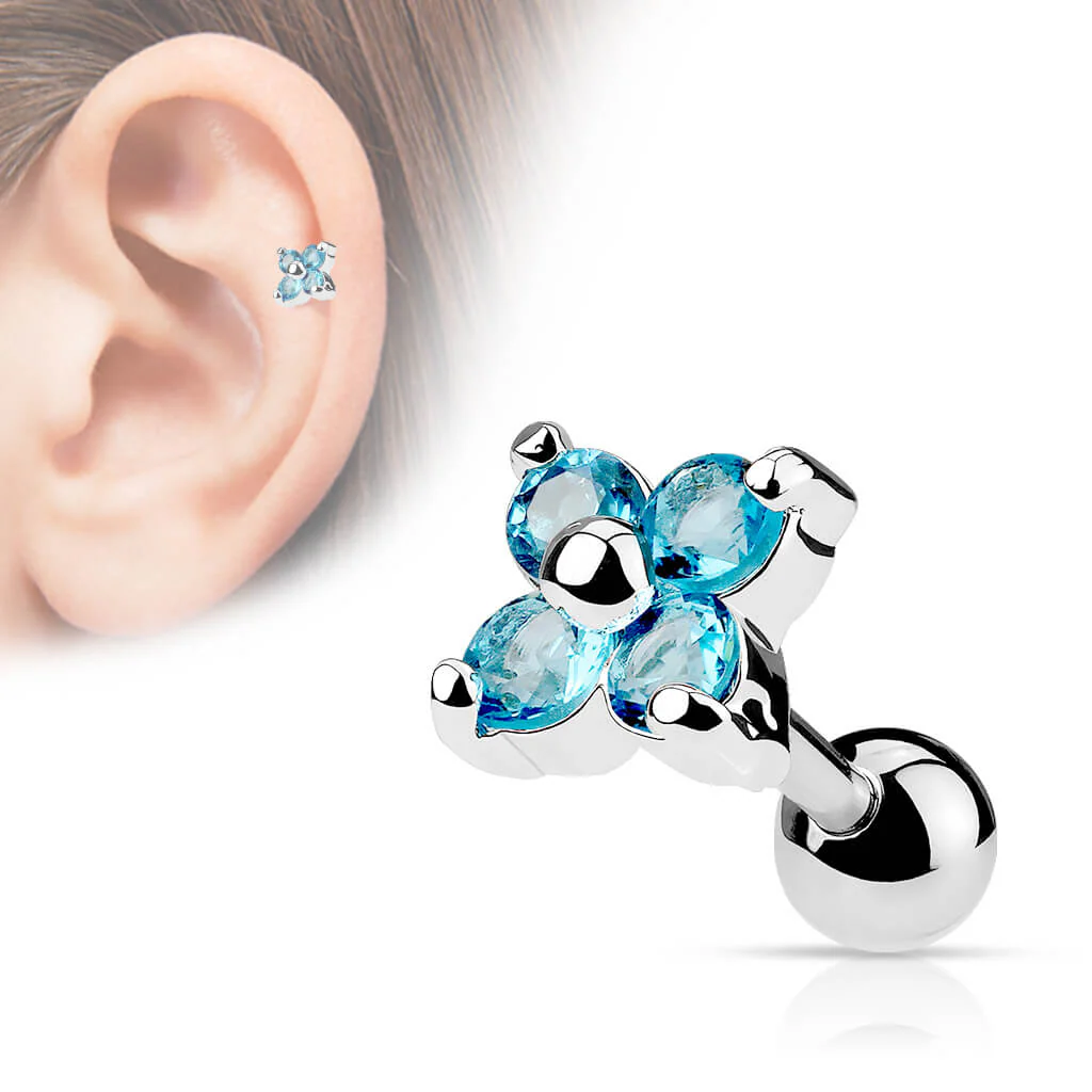 Barbell Blume Zirkonia - Image 4