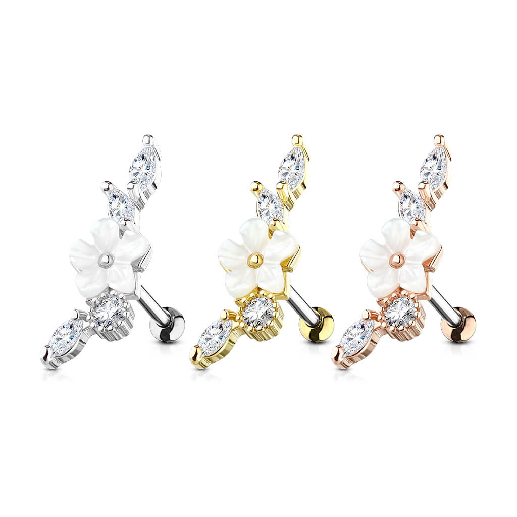 Barbell Blume Zirkonia - Image 3