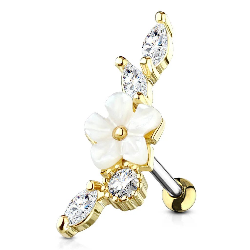 Barbell Blume Zirkonia - Image 4