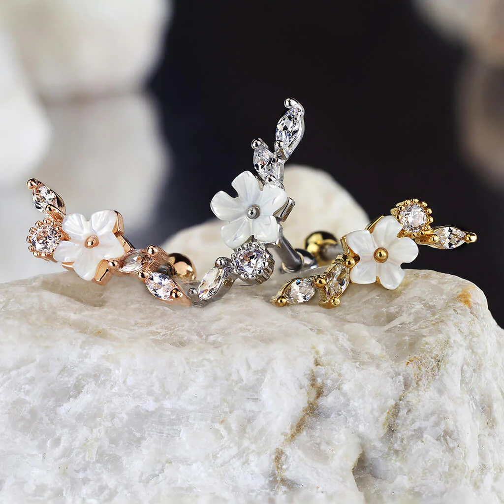Barbell Blume Zirkonia - Image 6