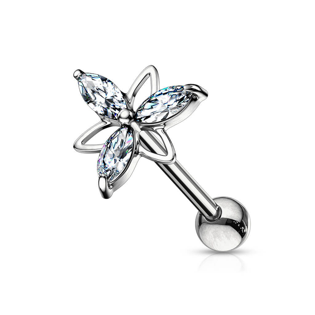 Barbell Blume Zirkonia - Image 2