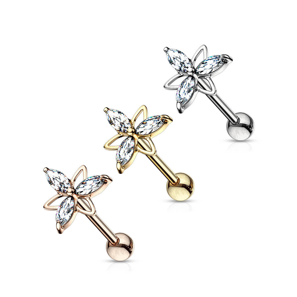 Barbell Blume Zirkonia - Image 4