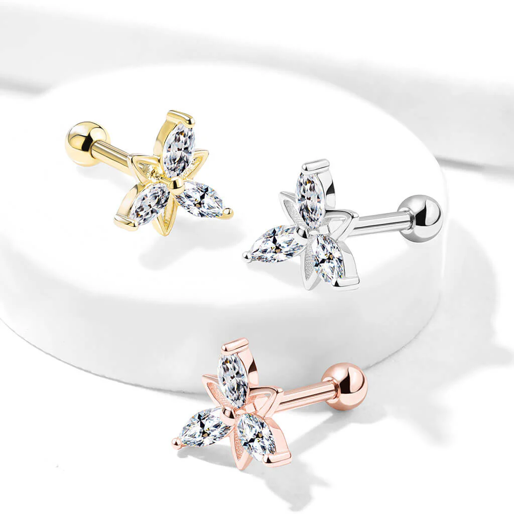 Barbell Blume Zirkonia - Image 6