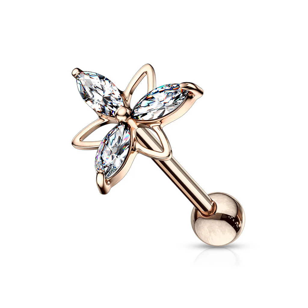 Barbell Blume Zirkonia - Image 7