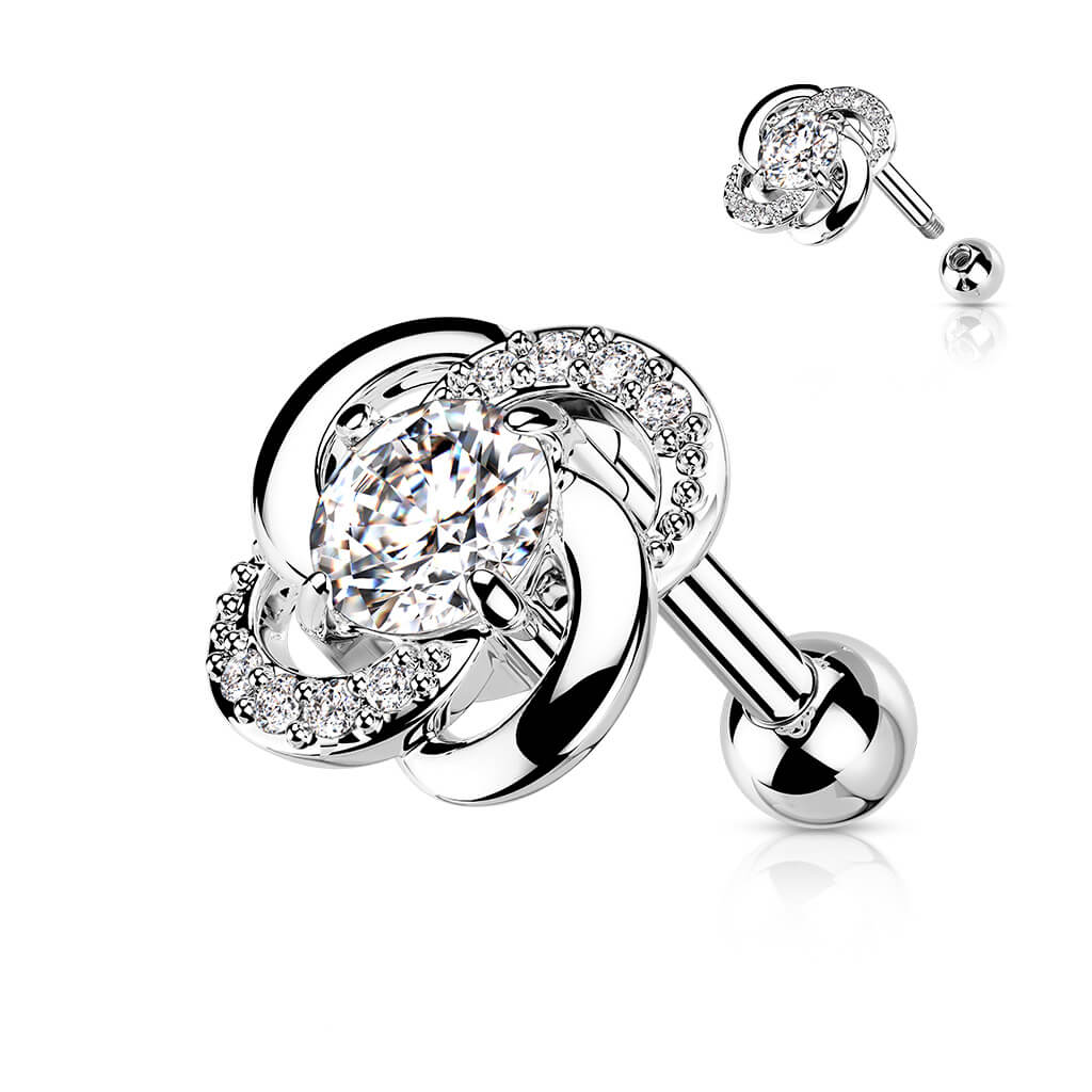 Barbell Blume Zirkonia - Image 3