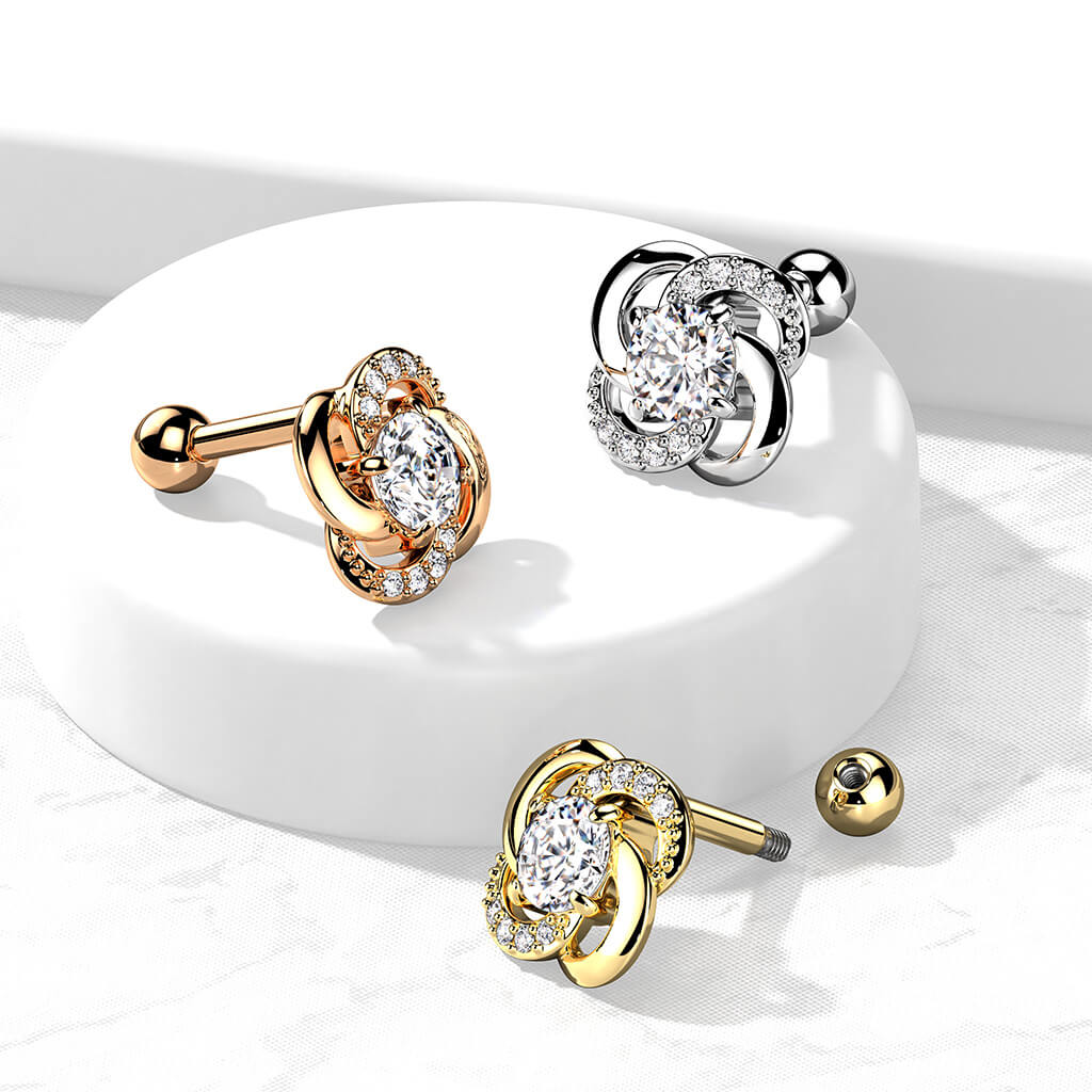 Barbell Blume Zirkonia - Image 4