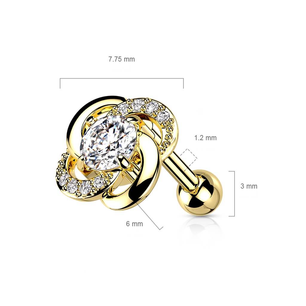 Barbell Blume Zirkonia - Image 7