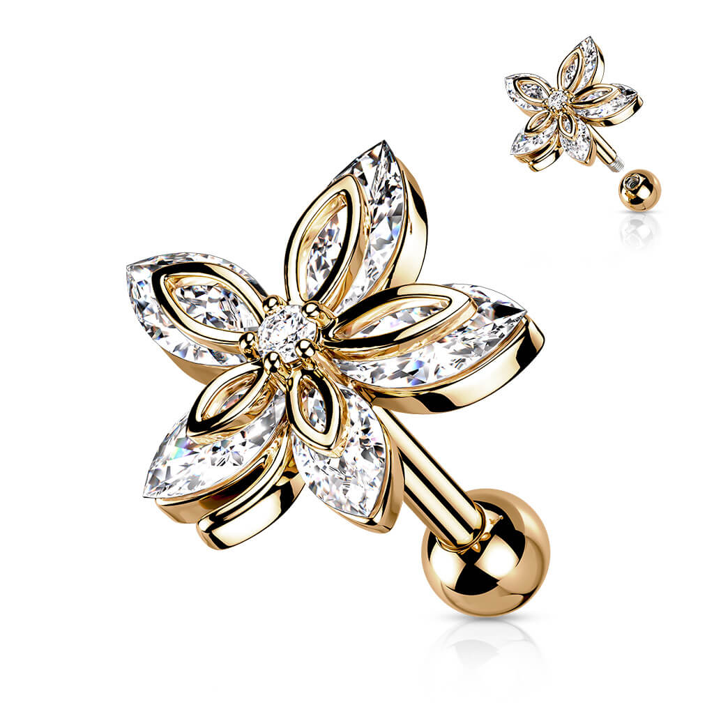 Barbell Blume Zirkonia - Image 6