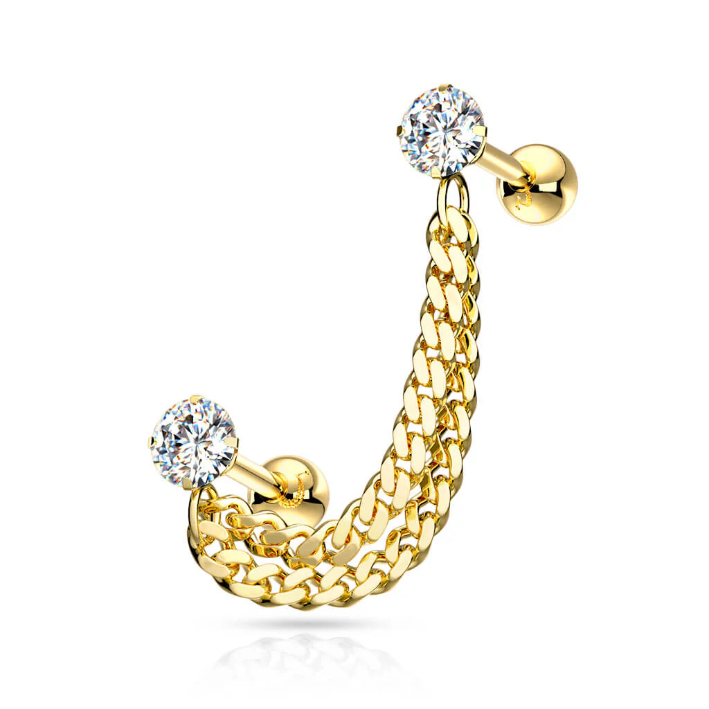 Barbell Kette Zirkonia - Image 2