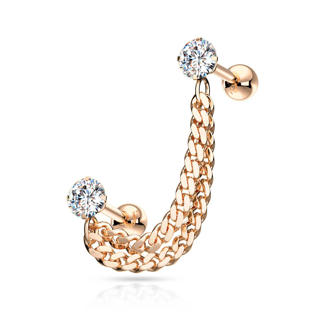 Barbell Kette Zirkonia - Image 4