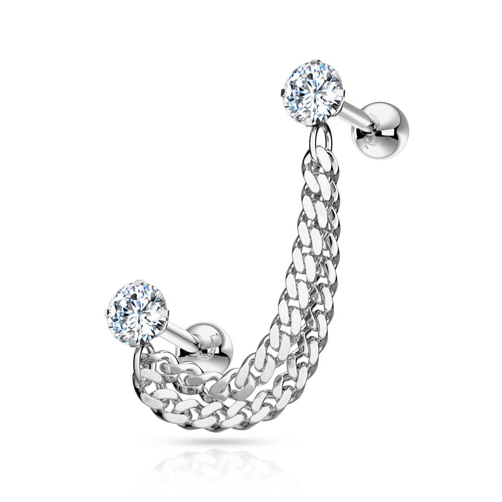 Barbell Kette Zirkonia - Image 8