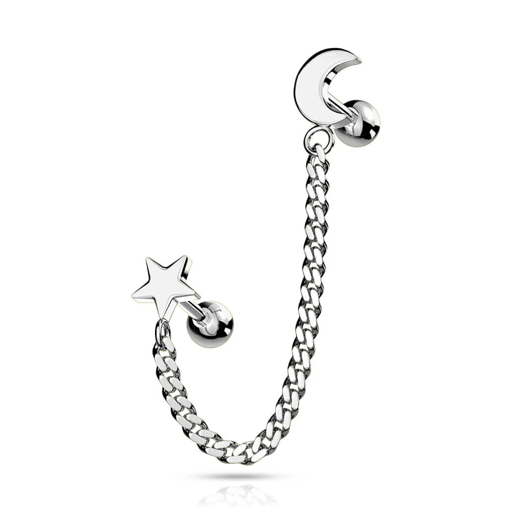 Barbell Kette Stern Mond - Image 9