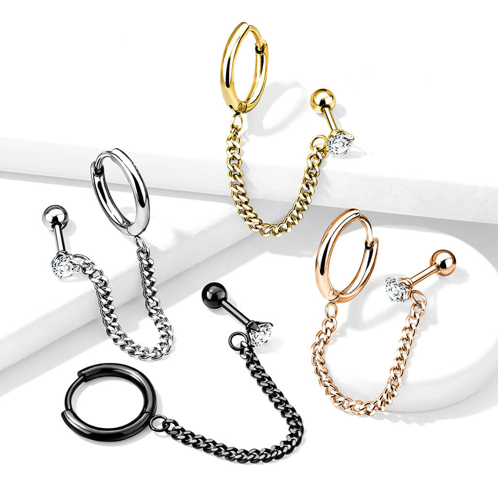 Barbell Kette Barbell Zirkonia Clicker - Image 8