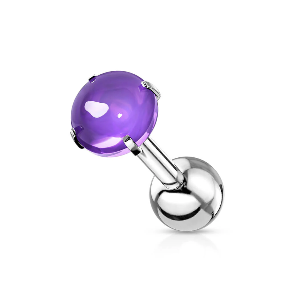Barbell Zirkonia Cabochon Schliff - Image 2