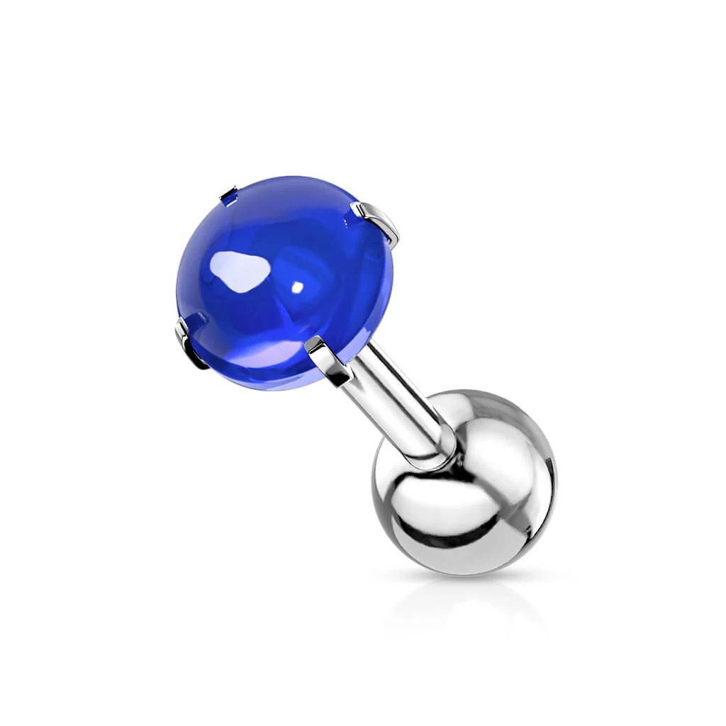 Barbell Zirkonia Cabochon Schliff - Image 3