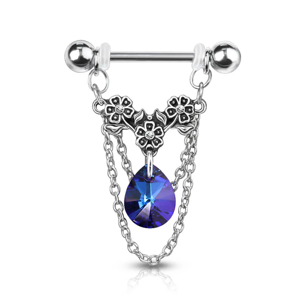 Nippelpiercing Ketten beweglich Zirkonia - Image 4