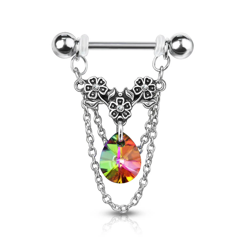 Nippelpiercing Ketten beweglich Zirkonia - Image 7