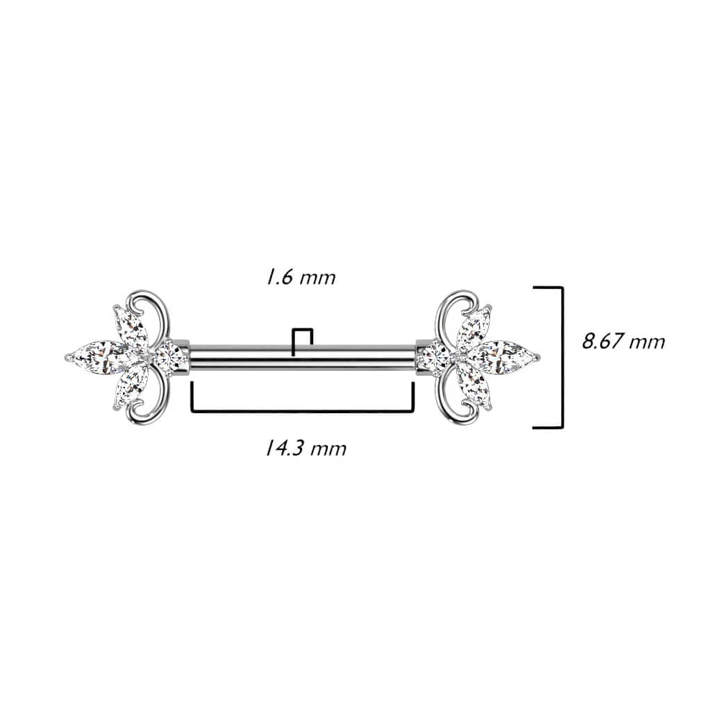 Nippelpiercing Doppelherz - Image 3