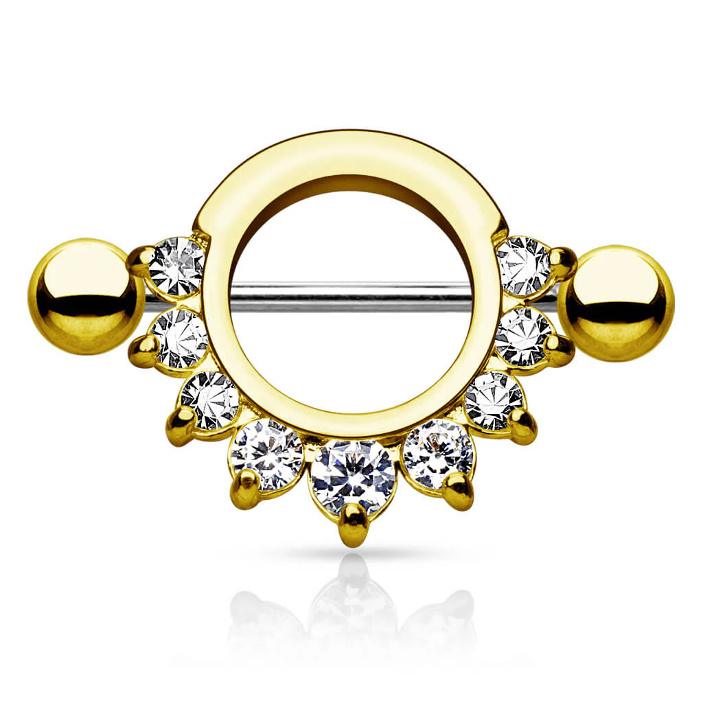 Nippelpiercing Zirkonia Rund - Image 2