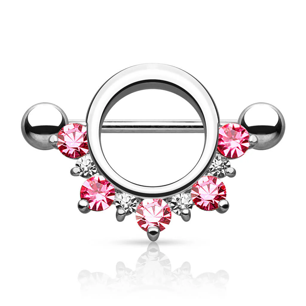 Nippelpiercing Zirkonia Rund - Image 3