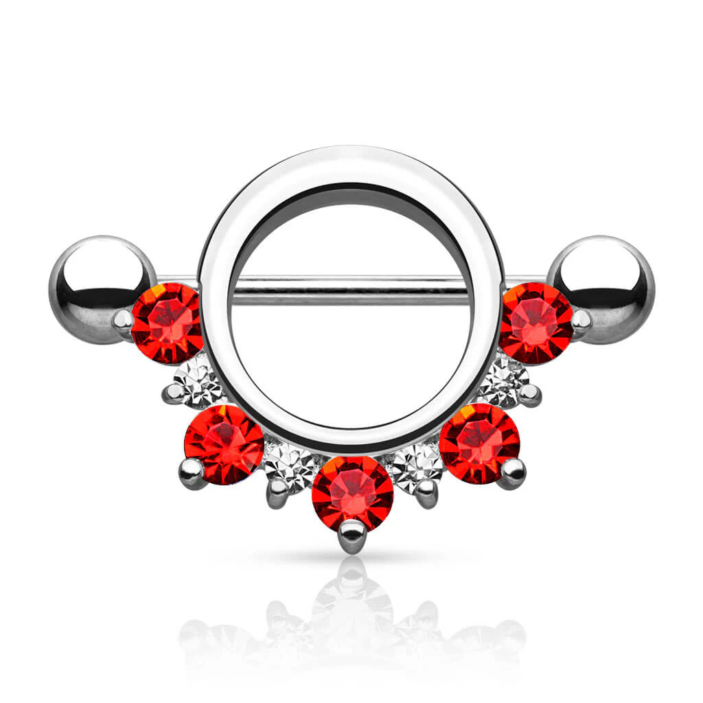 Nippelpiercing Zirkonia Rund - Image 5