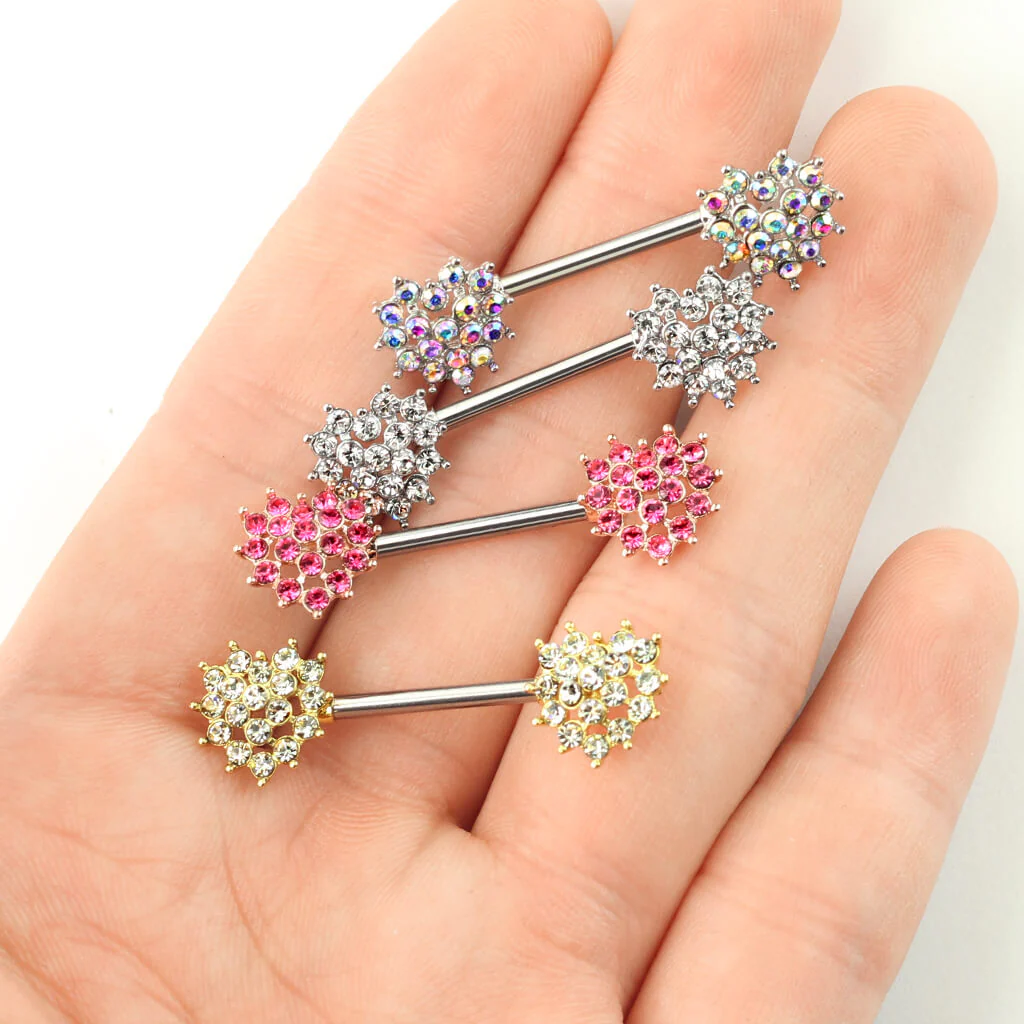 Nippelpiercing Herz Zirkonia - Image 7