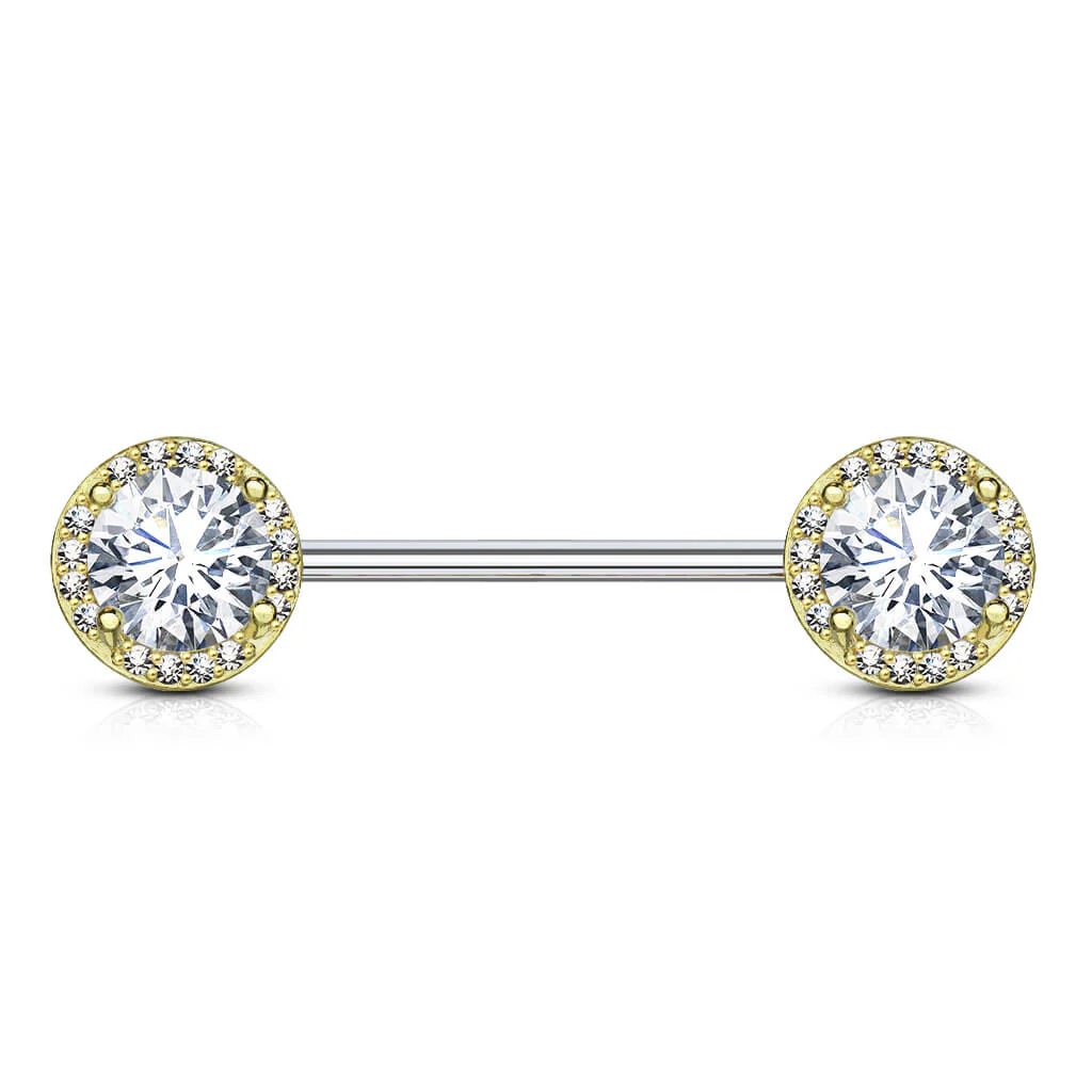 Nippelpiercing Zirkonia Rund - Image 4