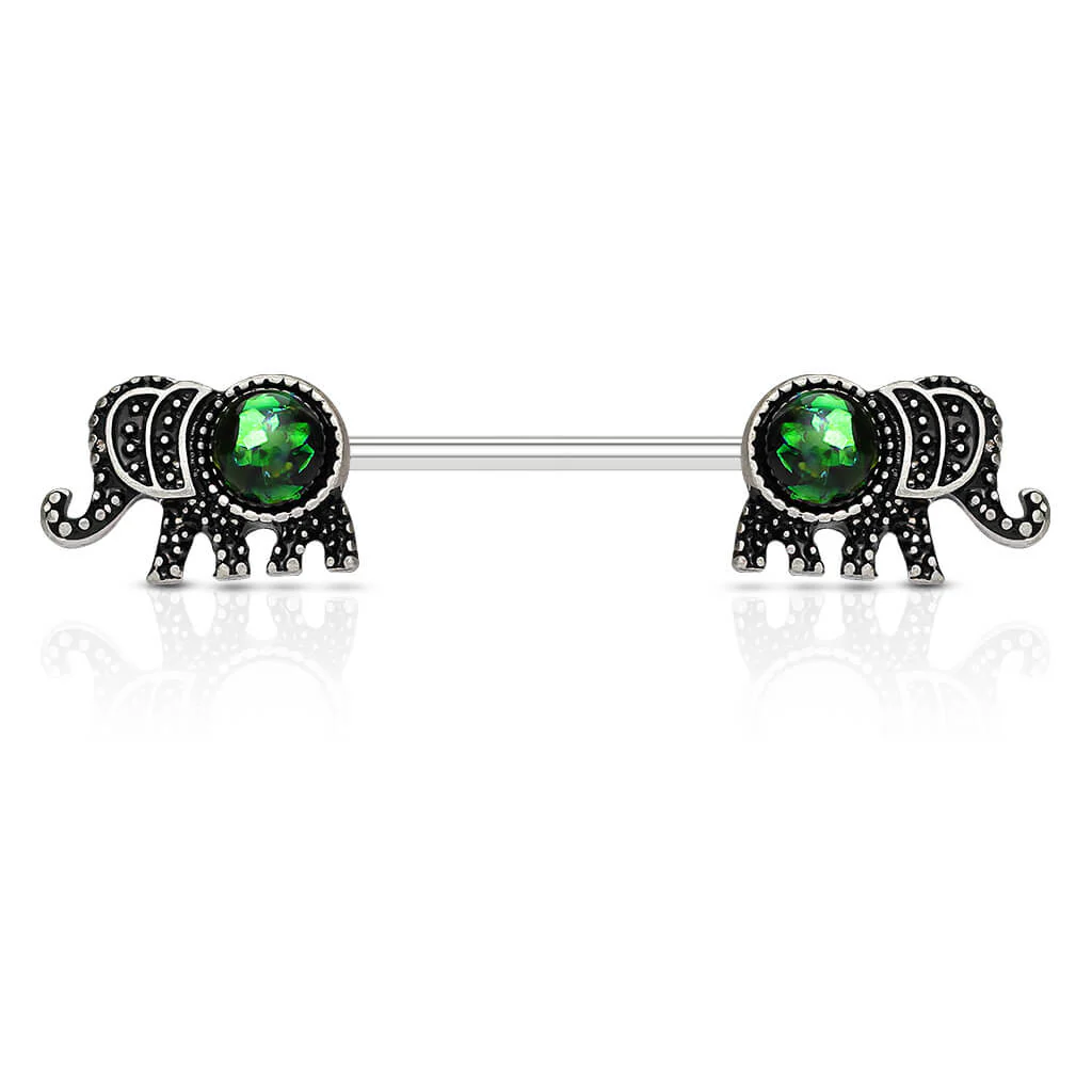 Nippelpiercing Elefanten Opal - Image 2