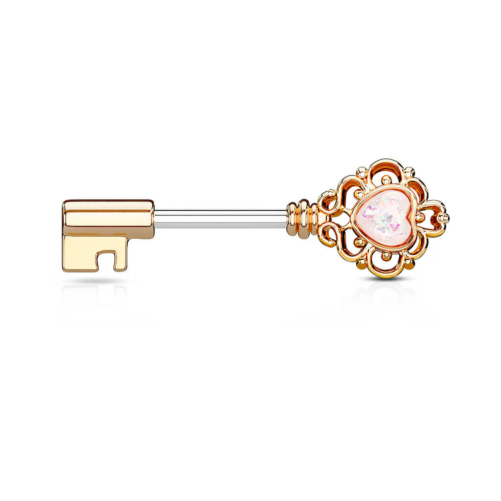 Nippelpiercing Schlüssel Zirkonia - Image 6