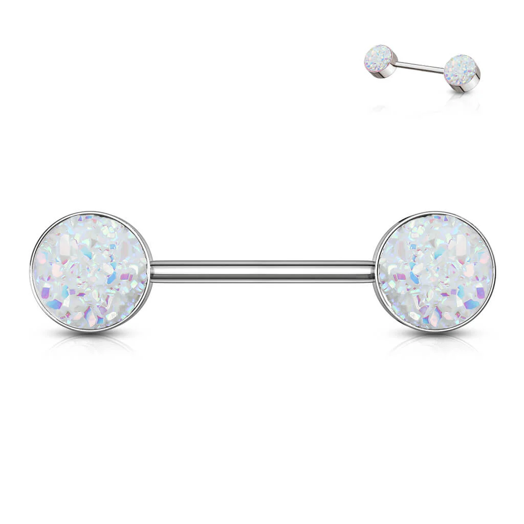 Nippelpiercing Glänzender Synthetik Stein - Image 10