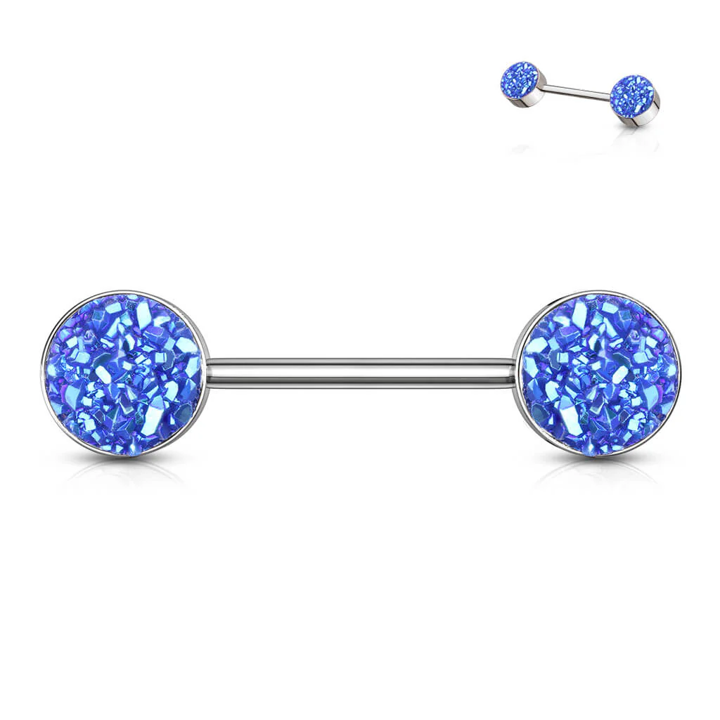 Nippelpiercing Glänzender Synthetik Stein - Image 4