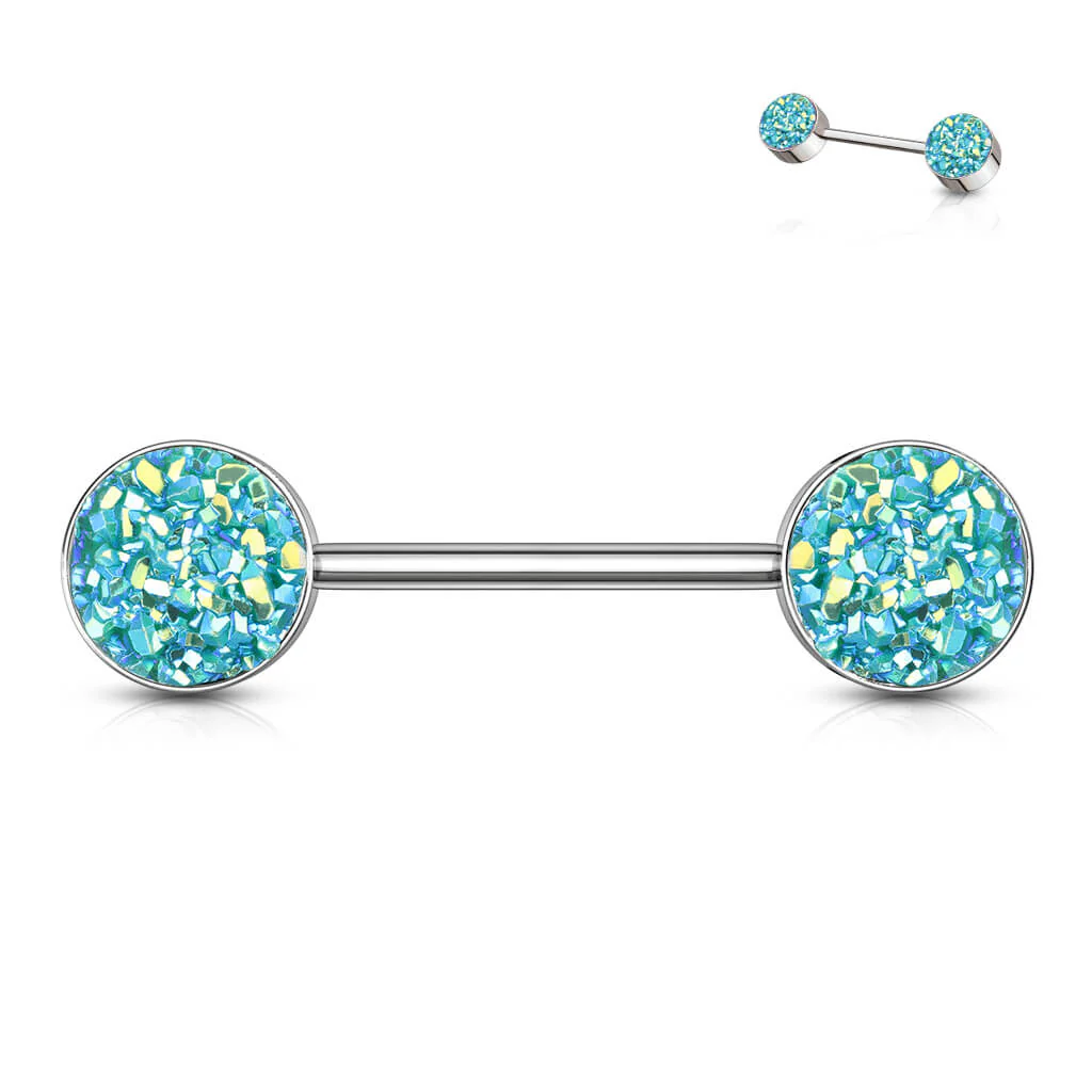Nippelpiercing Glänzender Synthetik Stein - Image 6