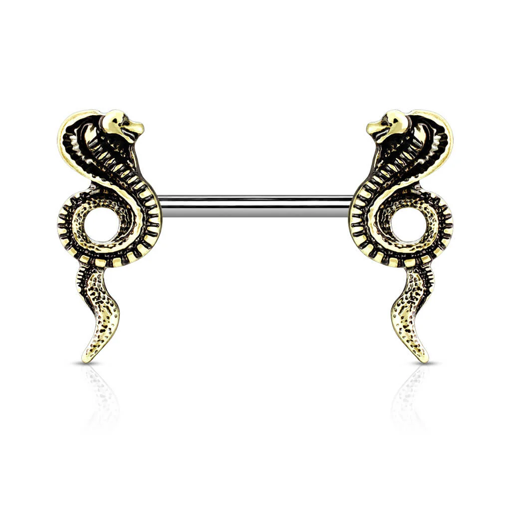 Nippelpiercing Kobra - Image 2