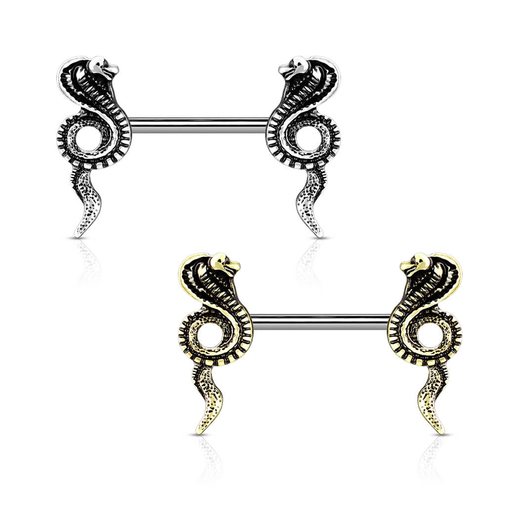 Nippelpiercing Kobra - Image 5