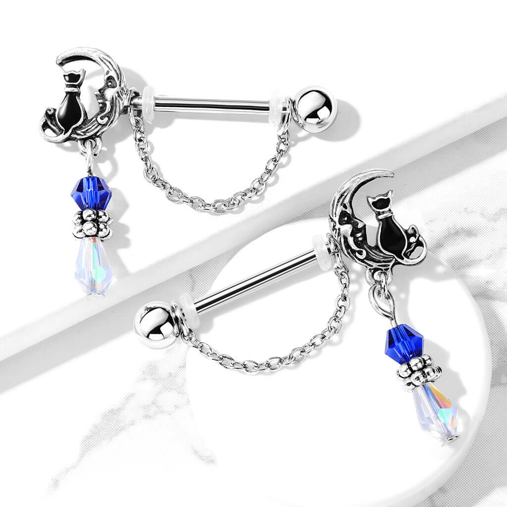 Nippelpiercing Mond Kette beweglich - Image 3