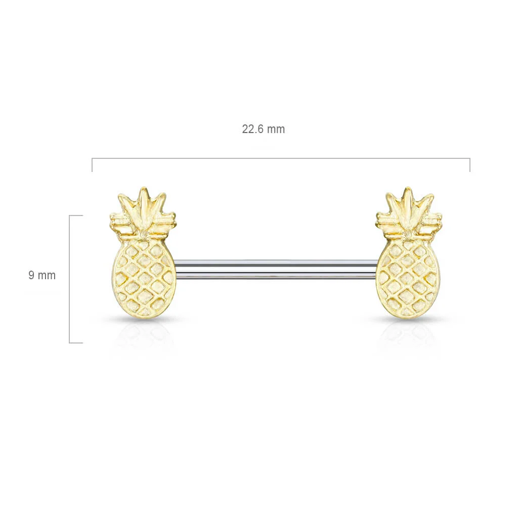 Nippelpiercing Ananas - Image 2