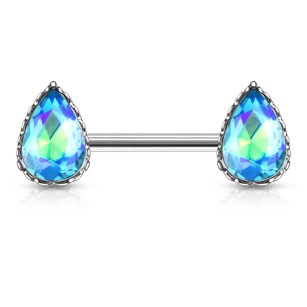 Nippelpiercing Tropfen Zirkonia - Image 6