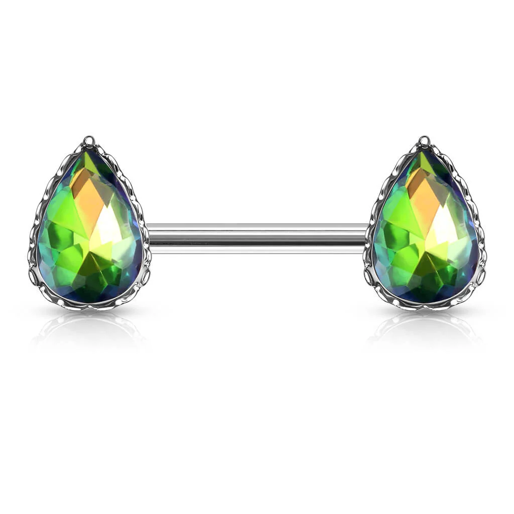 Nippelpiercing Tropfen Zirkonia - Image 9